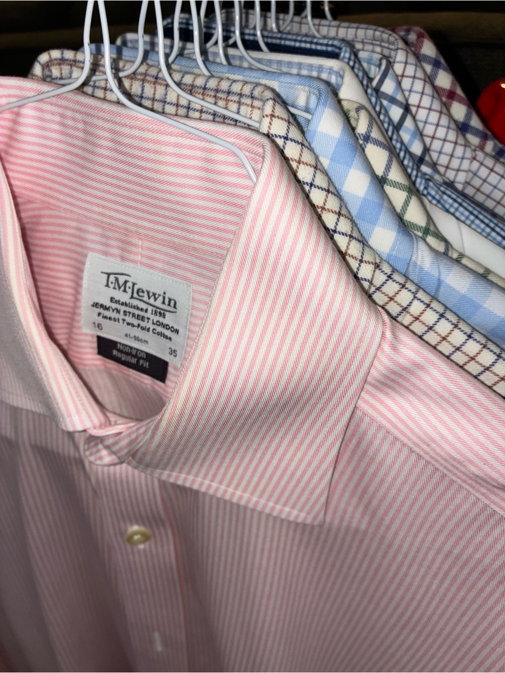 LOT OF 9! T.M.Lewin Men’s Dress Shirt - 16/35 Regular Fit